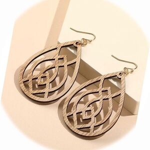 Lightweight Wood Earrings